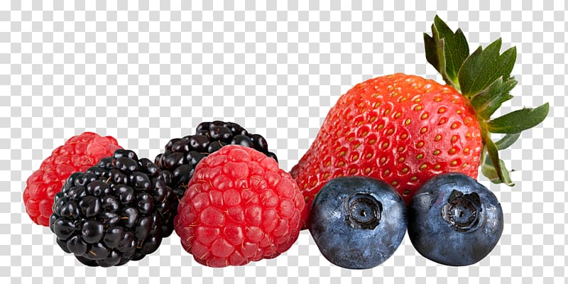 raspberries and blueberries, Frutti di bosco Juice Strawberry Nutrition, Berry Mix transparent background PNG clipart