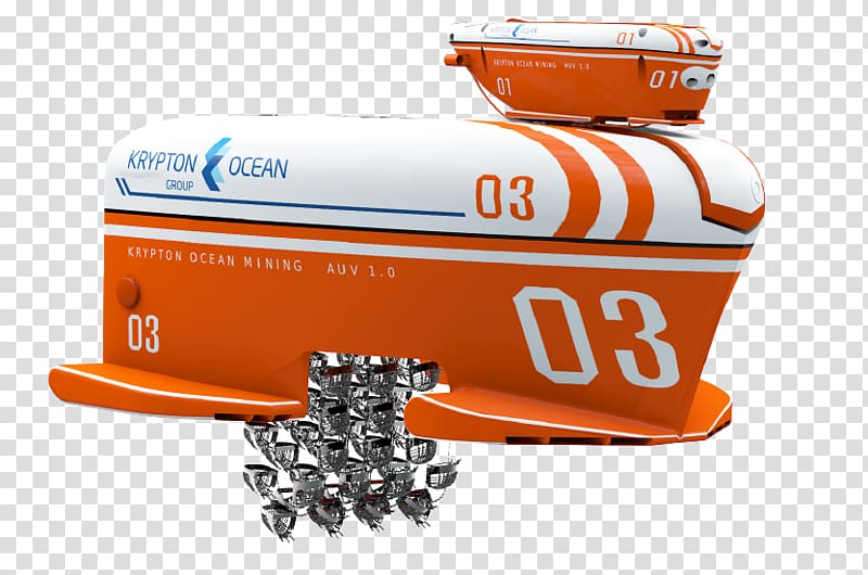 Autonomous underwater vehicle Submersible Ferromanganese nodules, deep sea minerals transparent background PNG clipart