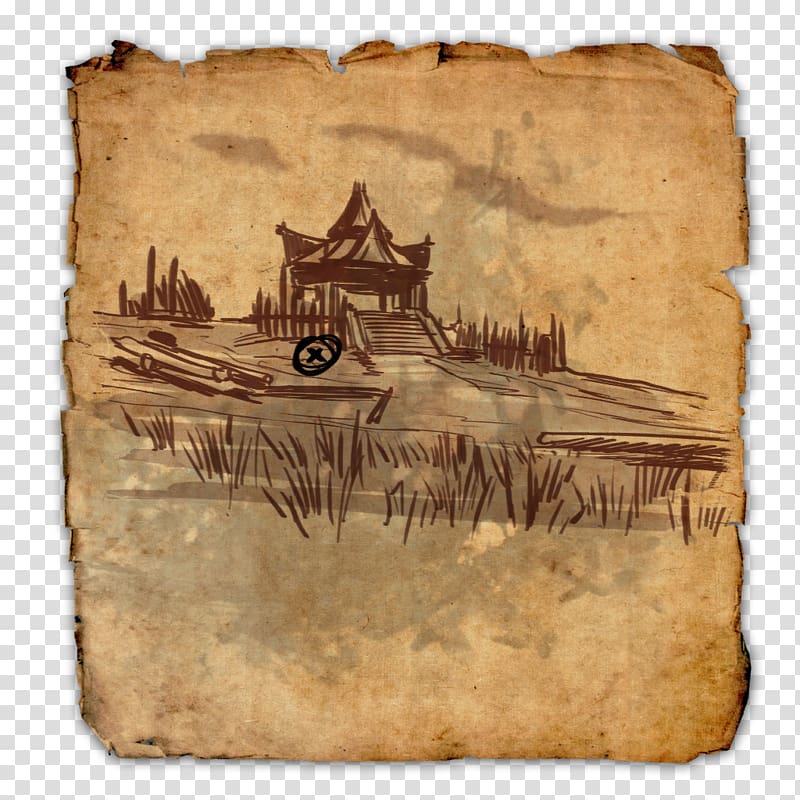 The Elder Scrolls Online Oblivion The Elder Scrolls II: Daggerfall Cyrodiil Treasure map, treasure transparent background PNG clipart