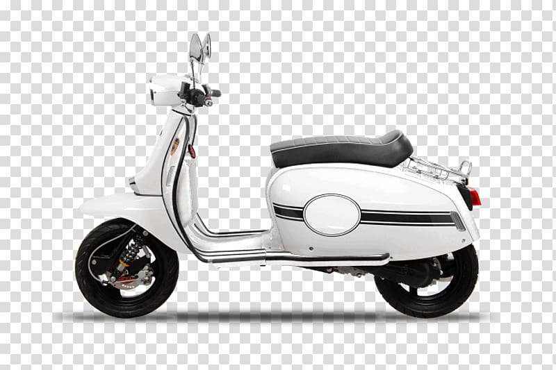 Scooter Lambretta Scomadi Motorcycle Four-stroke engine, motos blancas transparent background PNG clipart