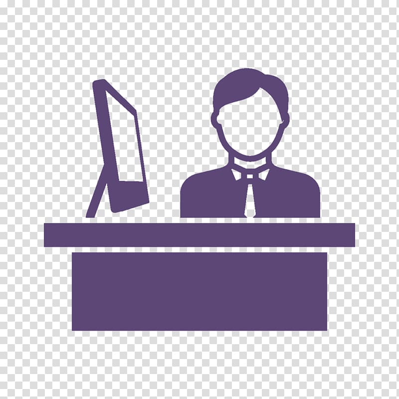Computer Icons Desk Receptionist Employment Office, work transparent background PNG clipart