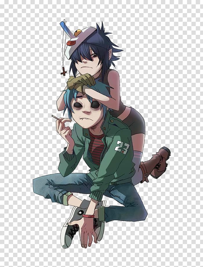 2-D Russel Hobbs Noodle Gorillaz Murdoc Niccals, Gorillaz transparent background PNG clipart