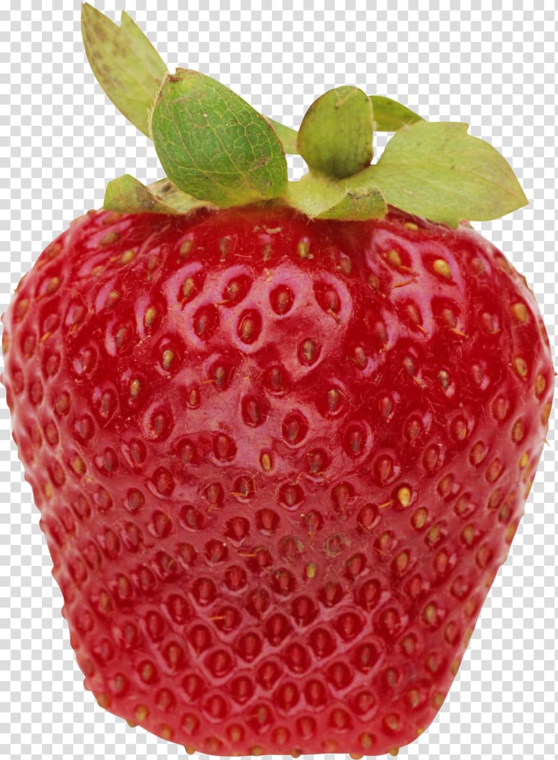 red strawberry, Strawberry Frutti di bosco Fruit Icon, Strawberry transparent background PNG clipart