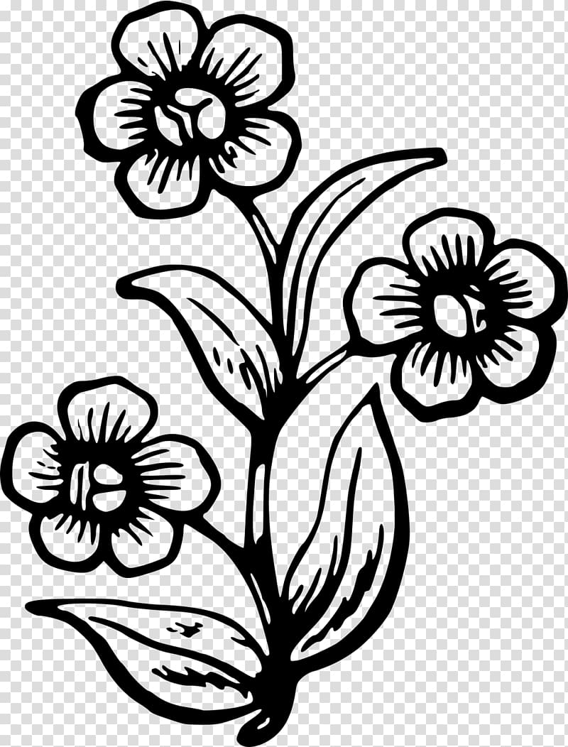 Flower Drawing the head and hands Stencil, drawing flower transparent background PNG clipart