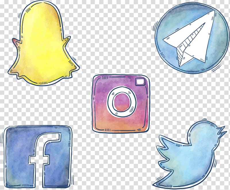 assorted icon illustrationsd, Social network Euclidean Computer network Icon, Social Icons transparent background PNG clipart