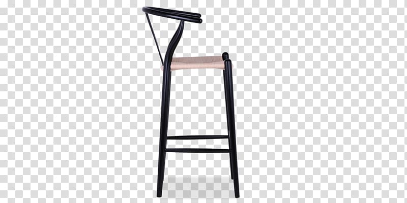 Bar stool Wegner Wishbone Chair, design transparent background PNG clipart