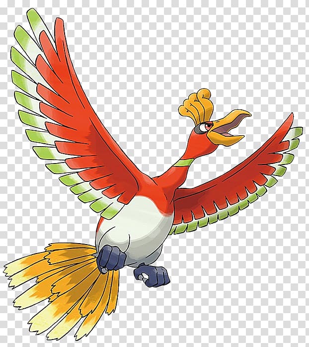 Pokémon HeartGold and SoulSilver Pokémon Gold and Silver Pokémon Crystal Ho-Oh, others transparent background PNG clipart