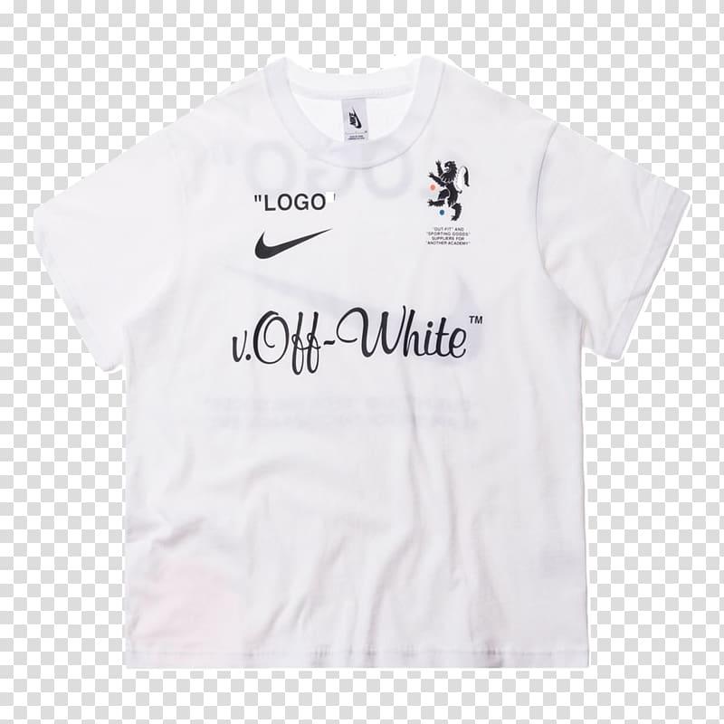 T-shirt Nike Off-White Air Presto, T-shirt transparent background PNG clipart