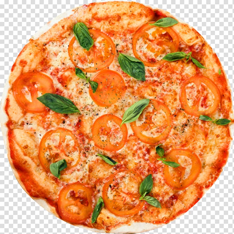 Sicilian pizza Pizza Margherita Margarita Italian cuisine, pizza transparent background PNG clipart
