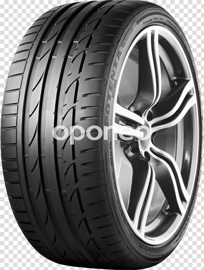 Car Bridgestone Turanza T001 Evo Run-flat tire, car transparent background PNG clipart