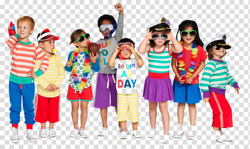 group of children wearing costumes, T-shirt Children\'s clothing Ready-made garment, kids fashion transparent background PNG clipart