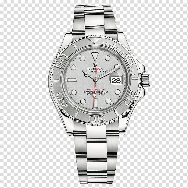 Rolex Yacht-Master II Rolex Datejust Watch Rolex Daytona, Silver Rolex watch male watch transparent background PNG clipart