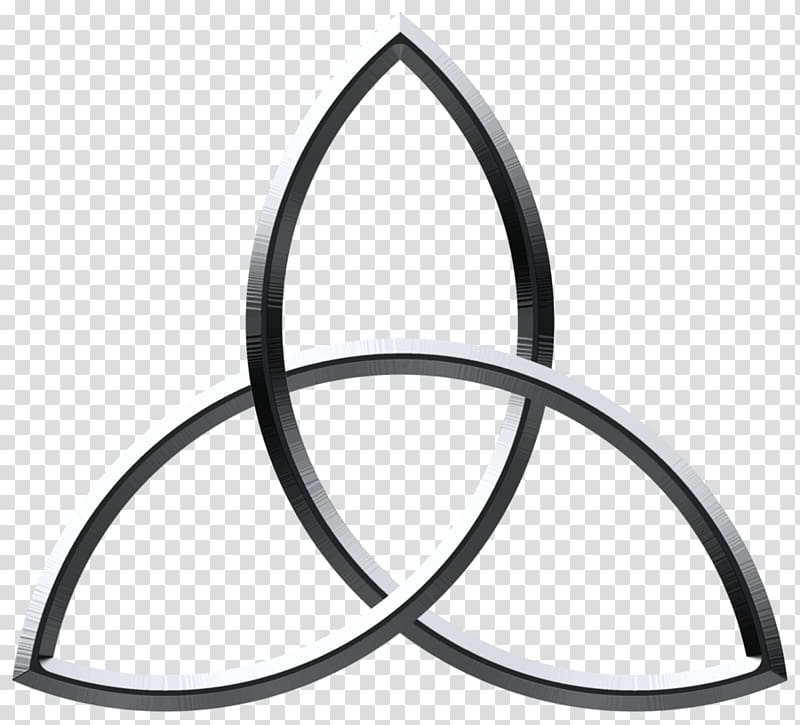 Triquetra Celtic knot Symbol Triple Goddess Wicca, symbol transparent background PNG clipart