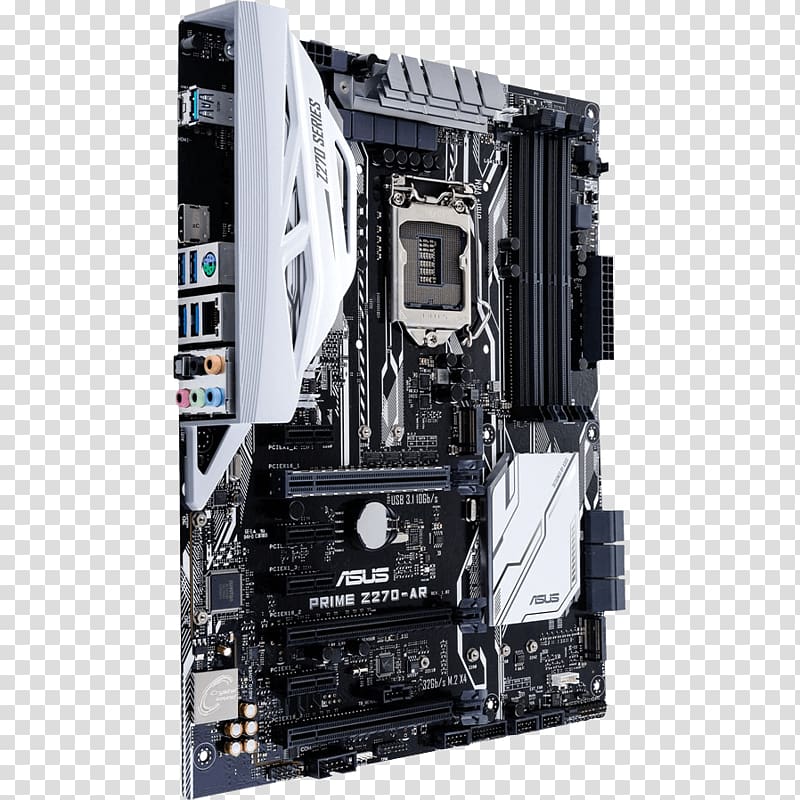 Intel LGA 1151 ASUS PRIME Z270-AR ATX, intel transparent background PNG clipart