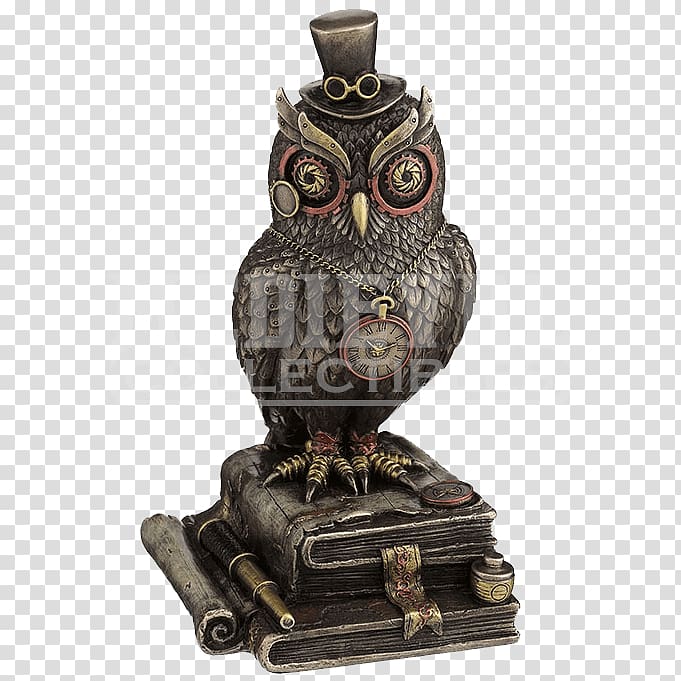 Steampunk Owl Fantasy Top hat Gift, owl transparent background PNG clipart
