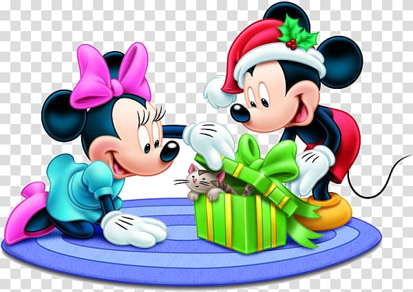 Mickey Mouse Minnie Mouse Donald Duck Christmas The Walt Disney Company, mickey mouse transparent background PNG clipart