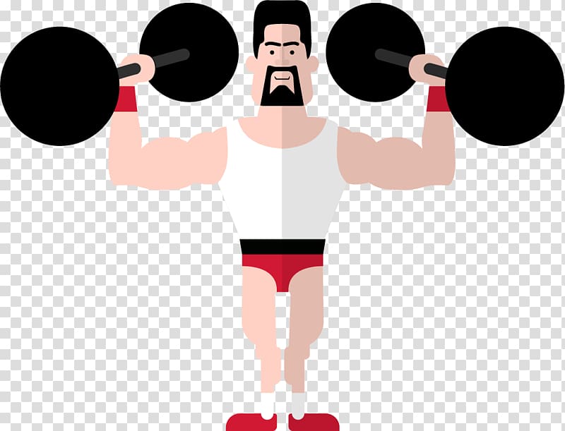 Olympic weightlifting Strongman Icon, Fitness material transparent background PNG clipart