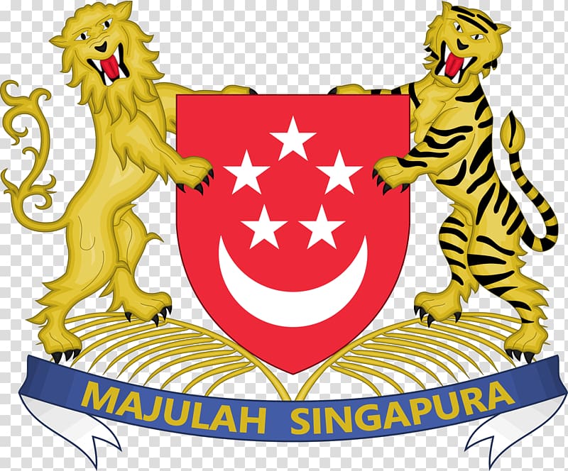 Singapore in Malaysia Coat of arms of Singapore National emblem, symbol transparent background PNG clipart