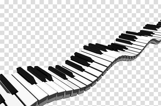 piano keys transparent background PNG clipart