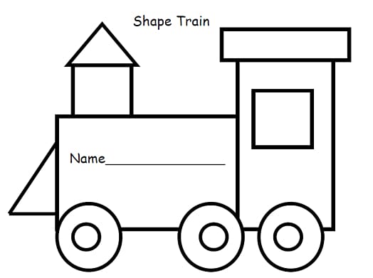Train Rail transport Shape Template Pre-school, train outline transparent background PNG clipart