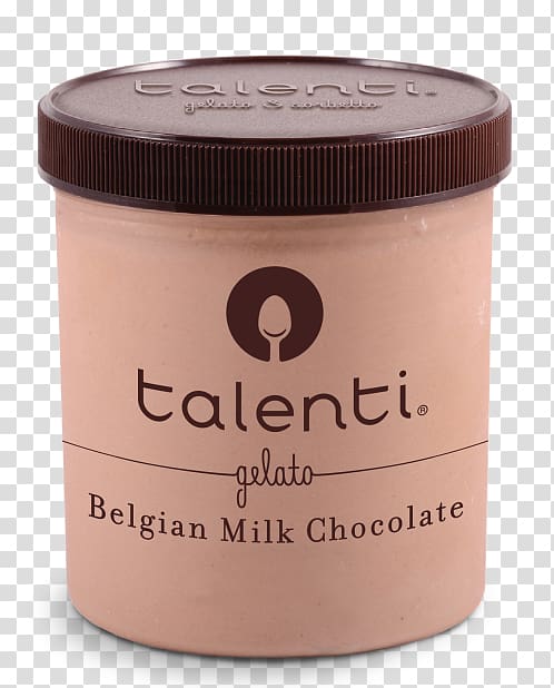 Gelato Ice cream Talenti Butter pecan, Milk cream transparent background PNG clipart