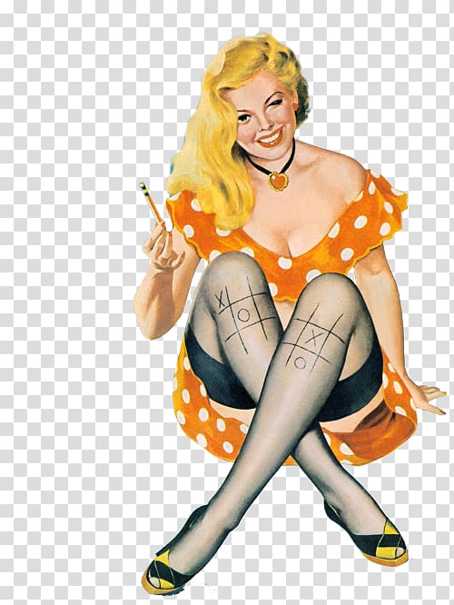 Margaret Brundage Pin-up girl 50s Cover art 40s, Pin transparent background PNG clipart