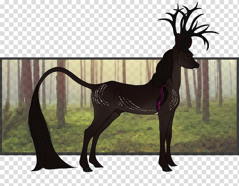 Reindeer Horse Antelope Fauna Antler, rut prints transparent background PNG clipart