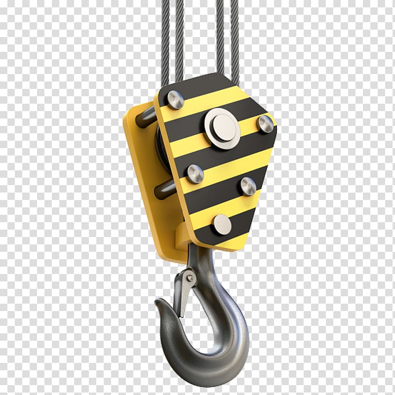Lifting hook Crane Pulley Illustration, Crane Hook transparent