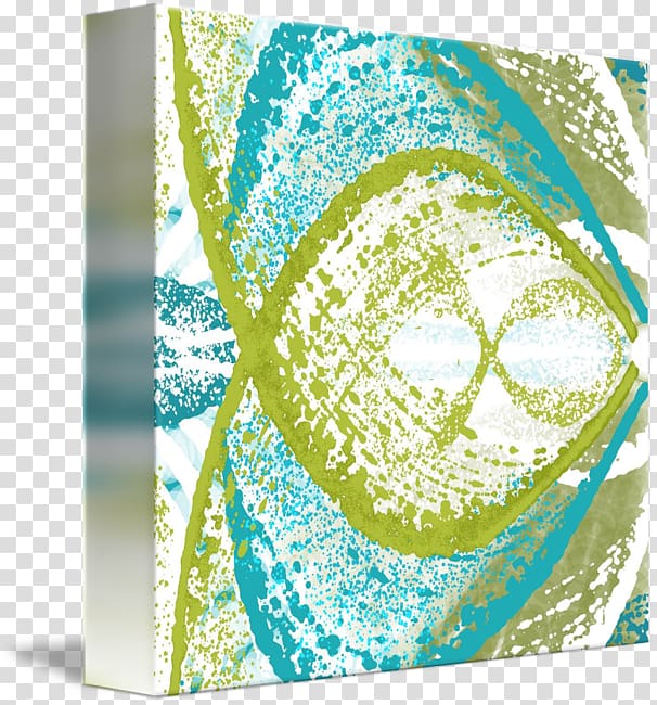 Turquoise Teal Material Circle, green abstract transparent background PNG clipart