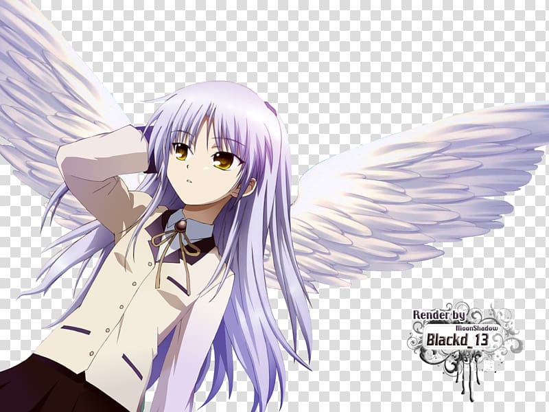 Angel Yuzuru Otonashi Hideki Hinata Anime, Angels transparent background PNG clipart