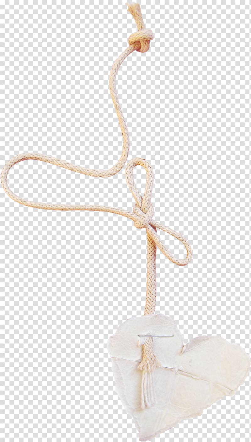 Beige, Rope peach heart transparent background PNG clipart