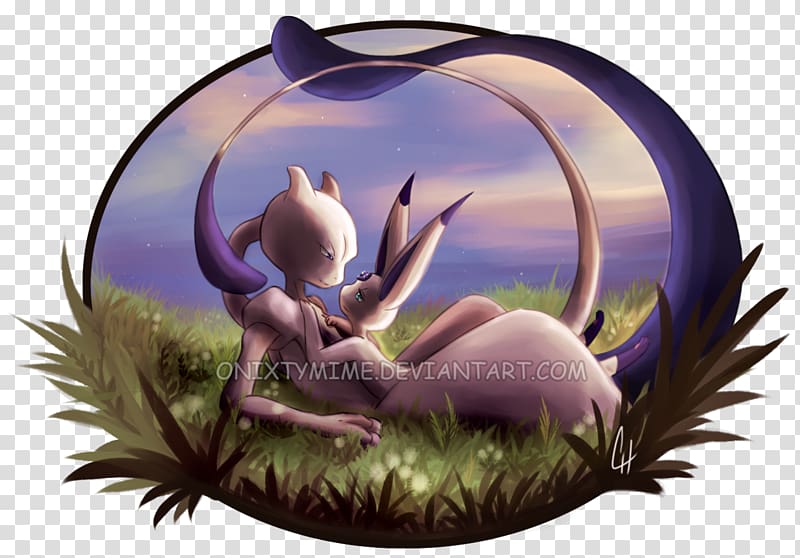 Pokémon Mewtwo Facebook Organism, lovely grass transparent background PNG clipart