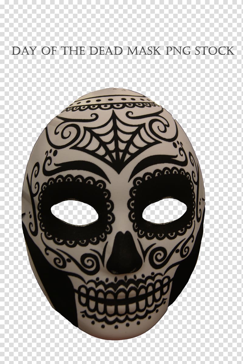 Death mask Calavera Day of the Dead Death mask, mask transparent background PNG clipart