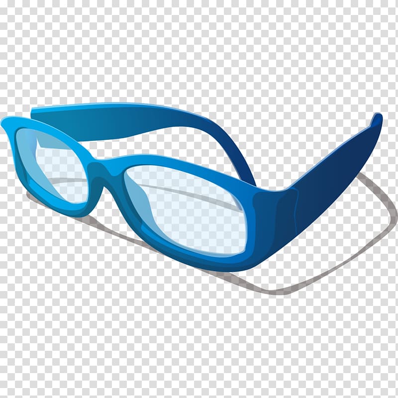Goggles Blue Sunglasses Watch, Blue Sunglasses transparent background PNG clipart