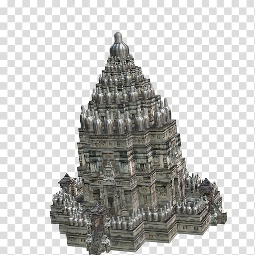 gray concrete building , Prambanan Hindu Temple Borobudur Candi of Indonesia, temple transparent background PNG clipart