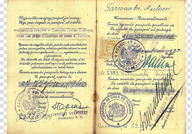 Second World War Polish passport Document United States passport, passport transparent background PNG clipart