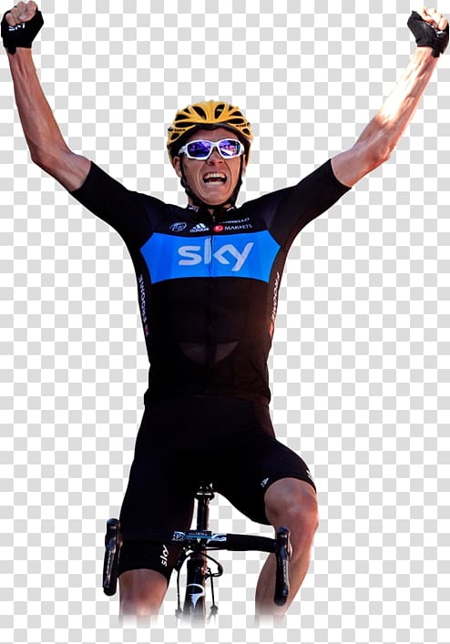 Chris Froome Bicycle Helmets Bicycle racing Cycling, tour de france transparent background PNG clipart