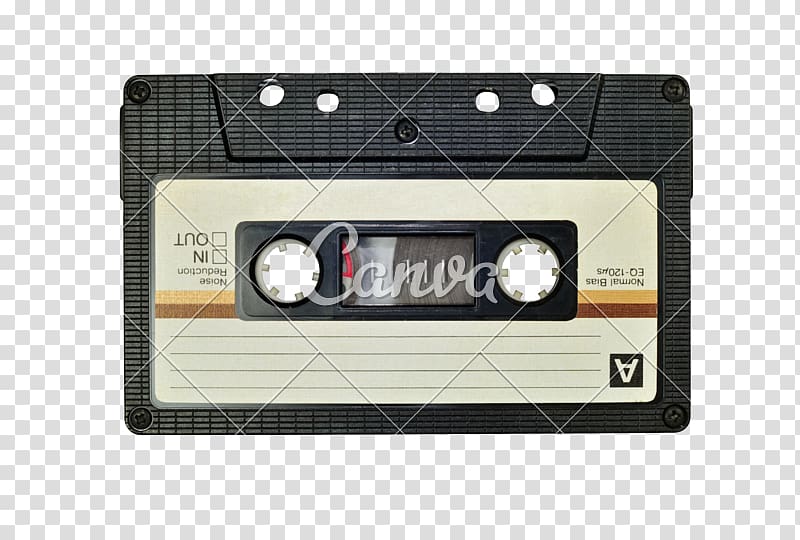 Compact Cassette Magnetic tape , audio cassette transparent background PNG clipart