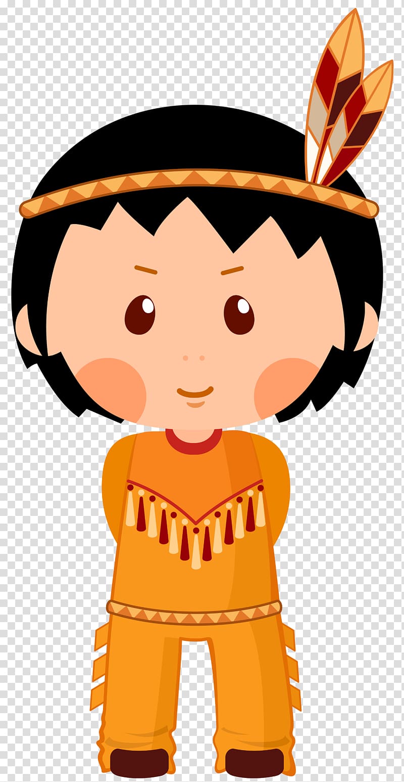 American Native India illustration, Boy Character Fiction , Native American Boy Clipar transparent background PNG clipart