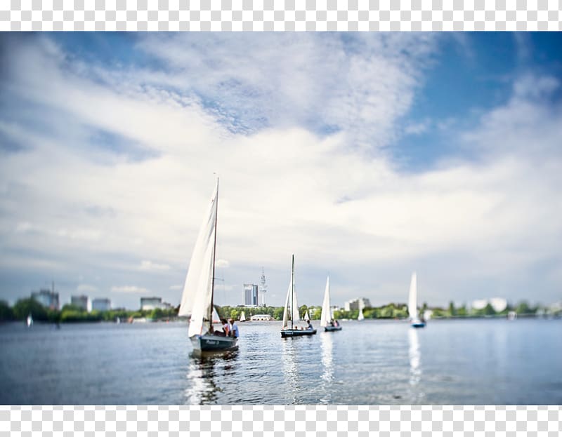 Außenalster Cat-ketch Alster Hamburg Sailing Hamburg Messe und Congress, Sailing transparent background PNG clipart