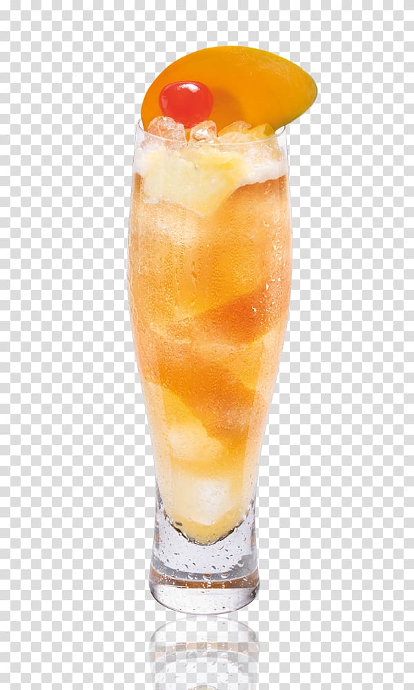 Long Island Iced Tea Orange drink Cocktail Harvey Wallbanger, iced tea transparent background PNG clipart