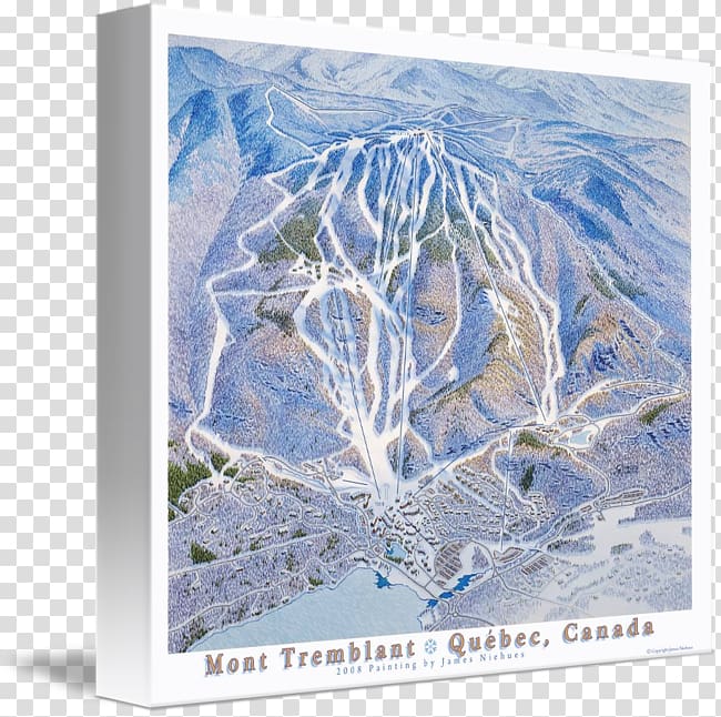 Trail map Breckenridge Ski Resort Mont Tremblant Resort Poster, ski resort transparent background PNG clipart