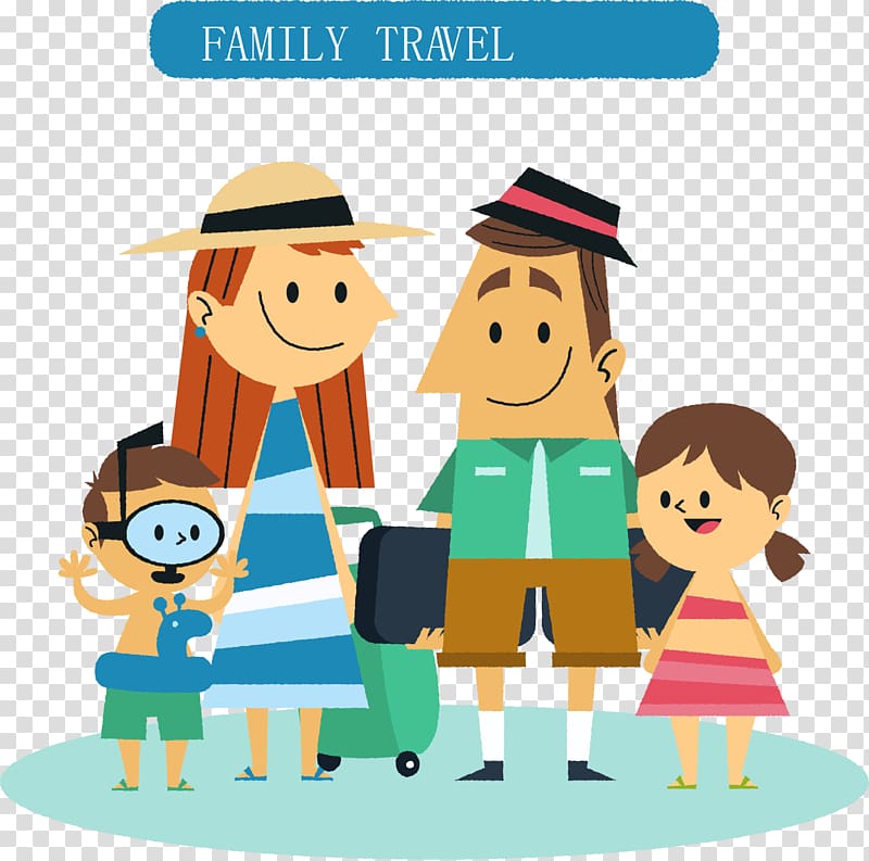 Package tour Travel Family Vacation Hotel, Cartoon travel home design transparent background PNG clipart