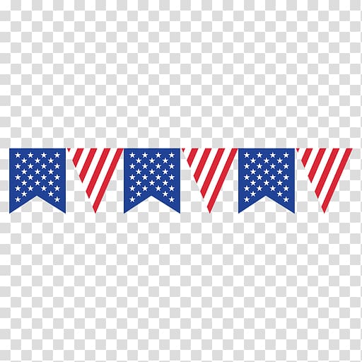 Flag of the United States Bunting, BORDER FLAG transparent background PNG clipart