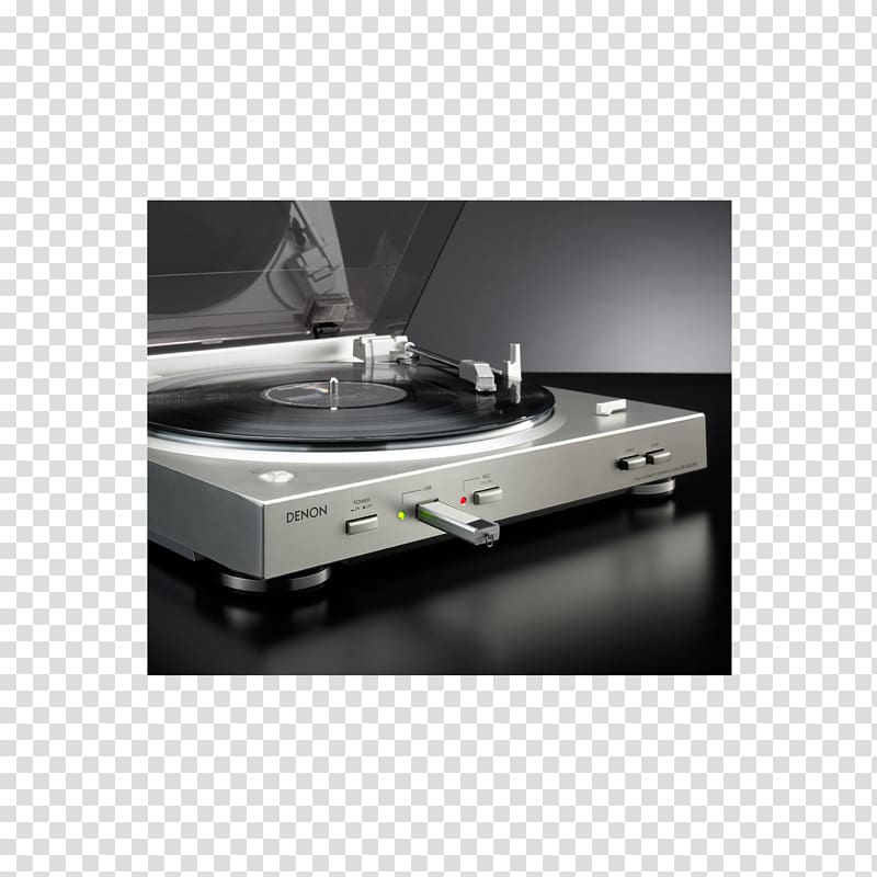 Digital audio Denon DP-200USB Phonograph record, turntable transparent background PNG clipart