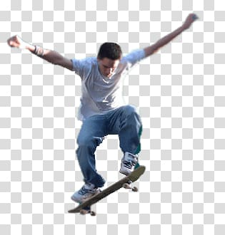 man skateboarding, Skateboarder Jumping transparent background PNG clipart