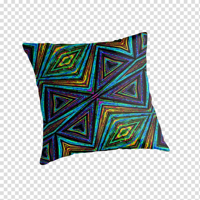 Throw Pillows Cushion Turquoise Teal Rectangle, colorful posters transparent background PNG clipart