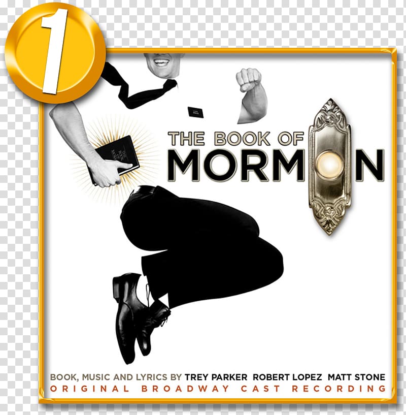 The Book of Mormon: Original Broadway Cast Recording Musical theatre Broadway theatre, book of mormon and bible transparent background PNG clipart