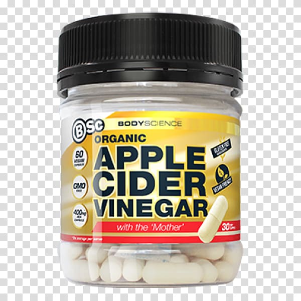 Apple cider vinegar Organic food Kombucha, apple transparent background PNG clipart