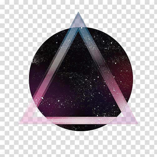 Space Triangle Euclidean Illustration, Star geometric background transparent background PNG clipart
